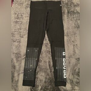 PINK By Victoria Secret S leggings with rhinestones on bottom of legs